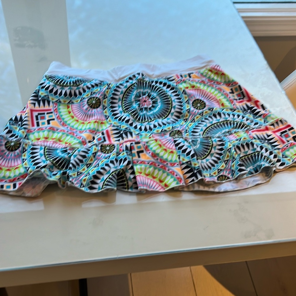 Sofibella multi colored tennis skirt